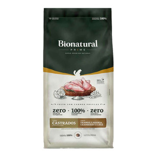 Ração Bionatural Prime para Gatos Castrados sabor Frango 20 KG