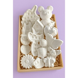 Gesso para Pintura Artesanal | Peça em Gesso Cru para Artesanato e recreação infantil/ Atividade Escolar, lembrancinha em Oferta na Shopee