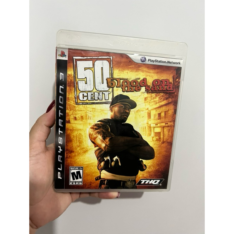Jogo ps3 50cent blood on the sand - jogo original