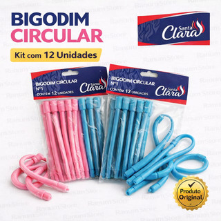 Bigodim Bigodinho Circular Santa Clara Original – Kit 12 Unidades