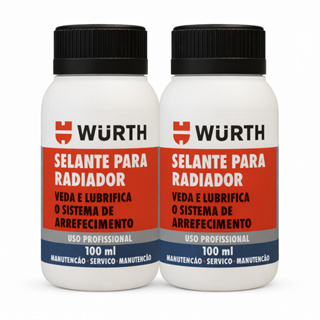 Selante Radiador Wurth Profissional 100ml Veda Vazamento Antiferrugem em Oferta na Shopee