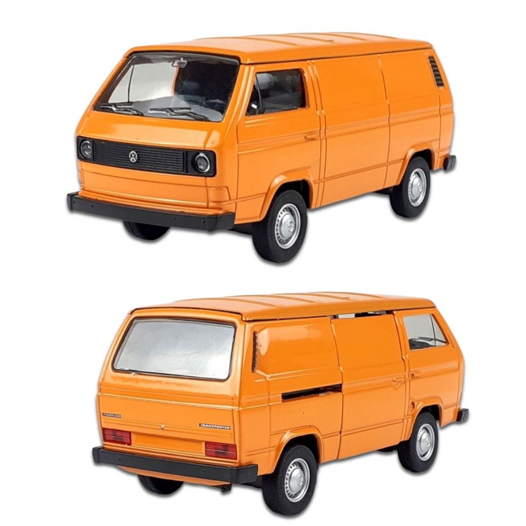 Miniatura Volkswagen T3 Van Metal Com Fricção Escala - 1/43 em Oferta na Shopee