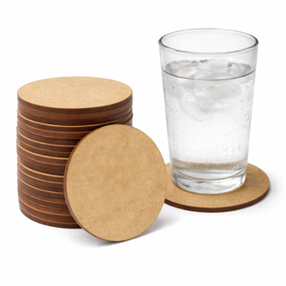 Kit Porta Copos MDF 50 Bolachas 8 cm Circulo em Oferta na Shopee