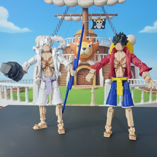 BONECO ARTICULADO MONTADO DUMMY MONKEY D. LUFFY GEAR 5 ONE PIECE em Oferta na Shopee