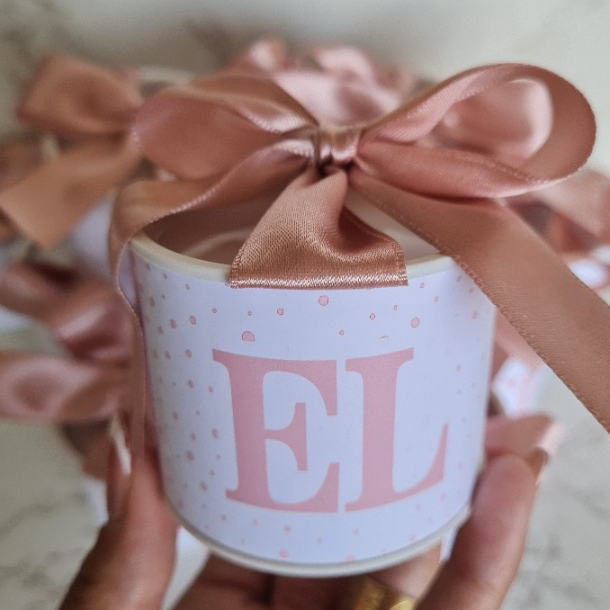 Kit Tubolatas Personalizadas MATERNIDADE ROSA | Lembrancinha Casamento | Aniversário | Chá de Bebê | 5x6 - Vários temas