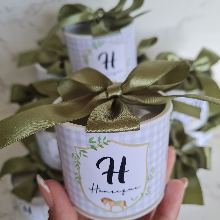Kit Tubolatas Personalizadas MATERNIDADE COUNTRY | Lembrancinha Casamento | Aniversário | Chá de Bebê | 5x6 - Diversos