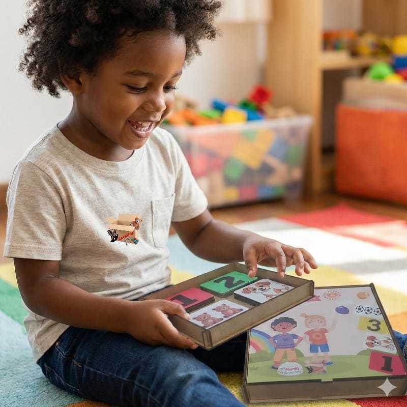 Brinquedo Pedagógico Madeira Estojo Ligue Os Números em Oferta na Shopee