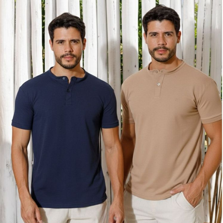 Camisa Malha Bata Piquet Importado Conforto e Estilo em Oferta na Shopee