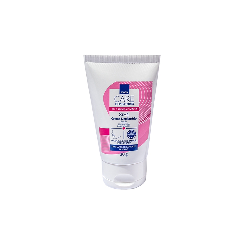Creme depilatório Avon Skin So Soft para o rosto 30g