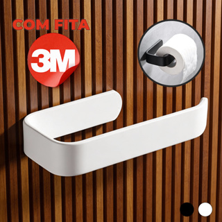 Suporte De Rolo De Papel Higiênico Acessórios Banheiro 3M Cola Adesiva em Oferta na Shopee