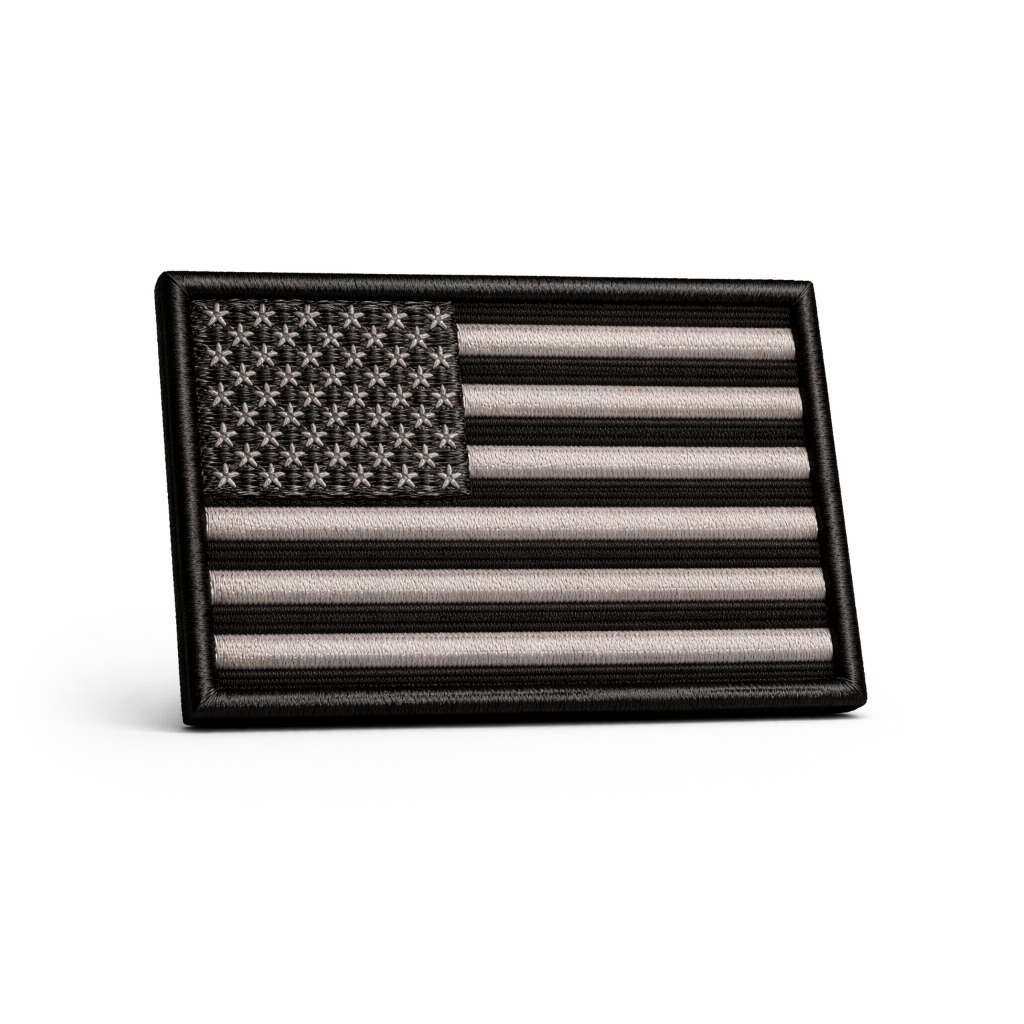 Patch Bordado Termocolante ou Fecho de Contato Bandeira dos Estados Unidos - USA
