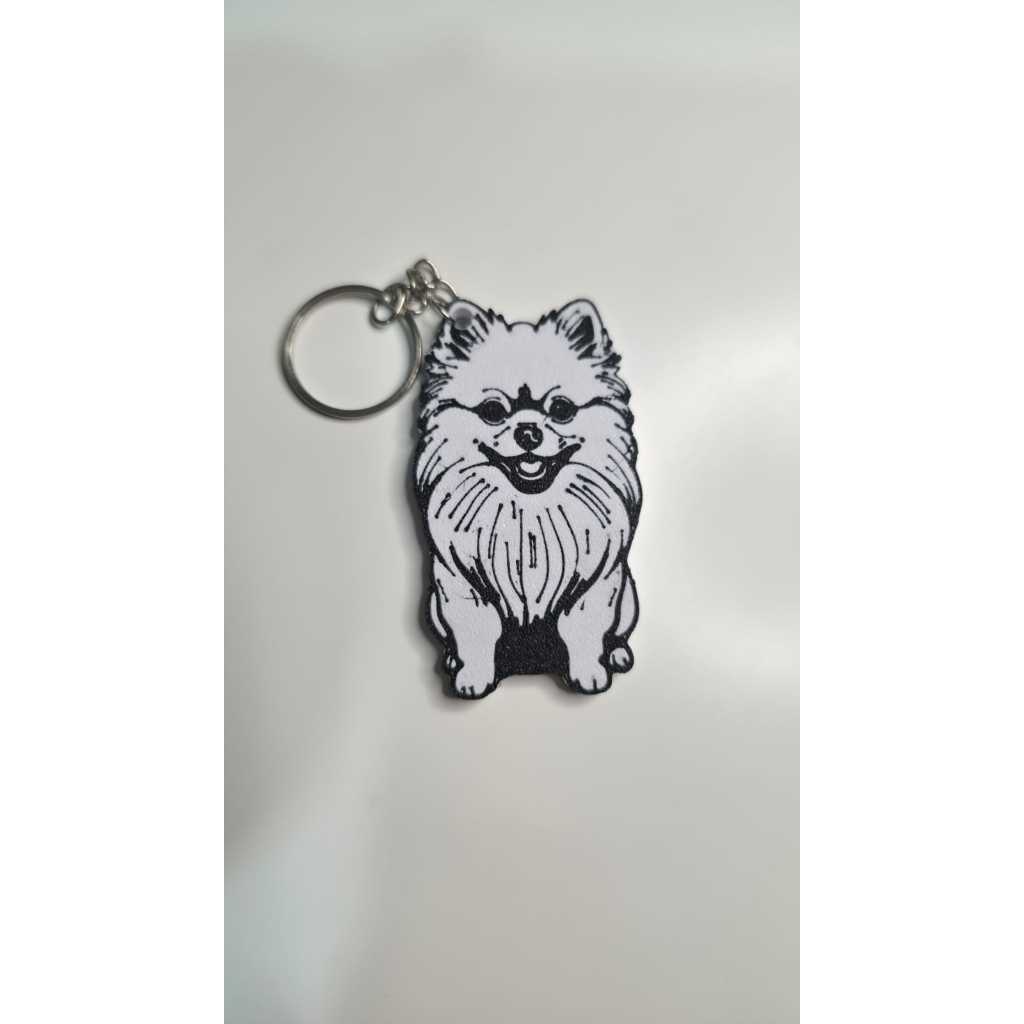 Chaveiro Cachorro Splitz Alemão/ Lulu da pomerania em Oferta na Shopee
