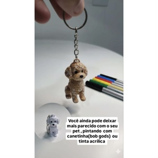 🐩 Chaveiro Poodle – Impressão 3D | Personalizável em Oferta na Shopee