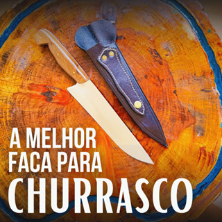 Faca Artesanal 7 Polegadas Picanheira Inox Polida faca profissional Churrasco Corte Cozinha Original em Oferta na Shopee