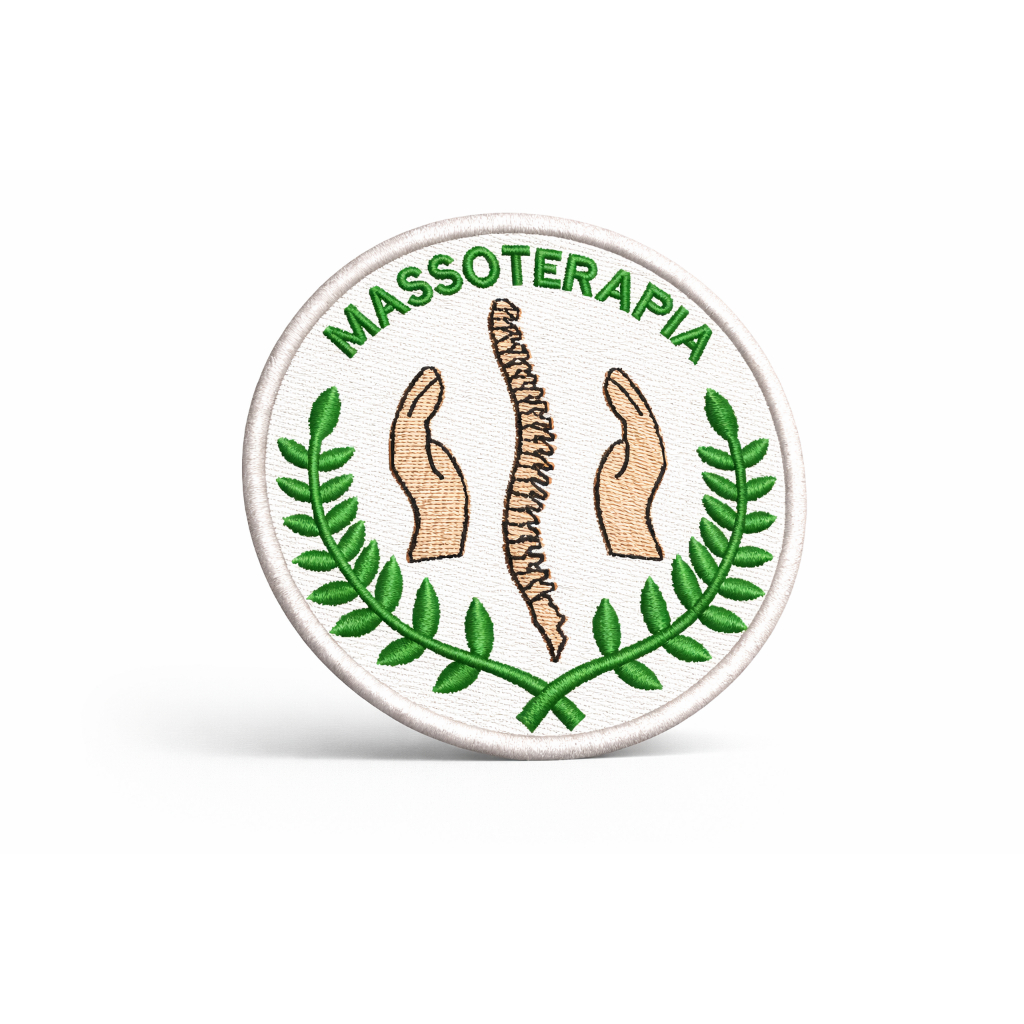 Patch Bordado Termocolante- Massoterapia