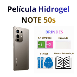 Película Hidrogel Infinix Note 50s 5g - ESCOLHA: HD ou PRIVACIDADE | Ler Descrição em Oferta na Shopee