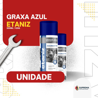 Graxa Azul de Lítio Spray 300ml – Lubrificação e Proteção Automotiva Etaniz em Oferta na Shopee