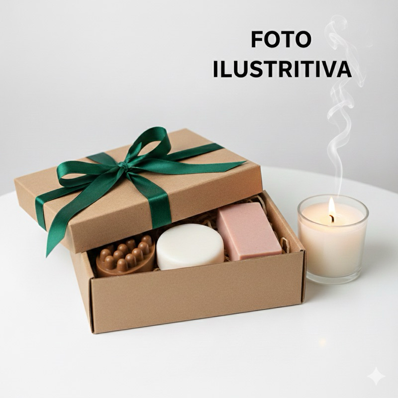 Kit Presente Sabonetes Artesanais Naturais | Clareador, Anti-Foliculite e Hidratante/ Spa RElaxante