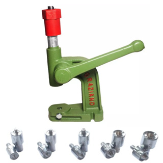 Prensa Balancim Nº7 Aplicadora de Rebites Botões Ilhós kit com Matriz de ilhós 0,45,50,51,54 em Oferta na Shopee