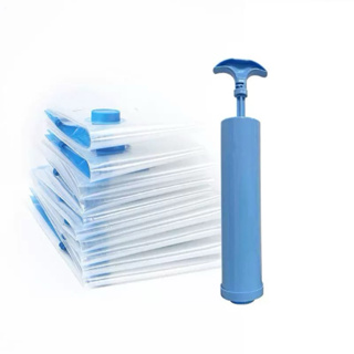 Bomba manual  ou Kit 5 OU 10 Saco a Vacuo Organização de Roupas 40x60 50x60 50x70 Mala Viagem Guarda Roupa Bomba Manual em Oferta na Shopee