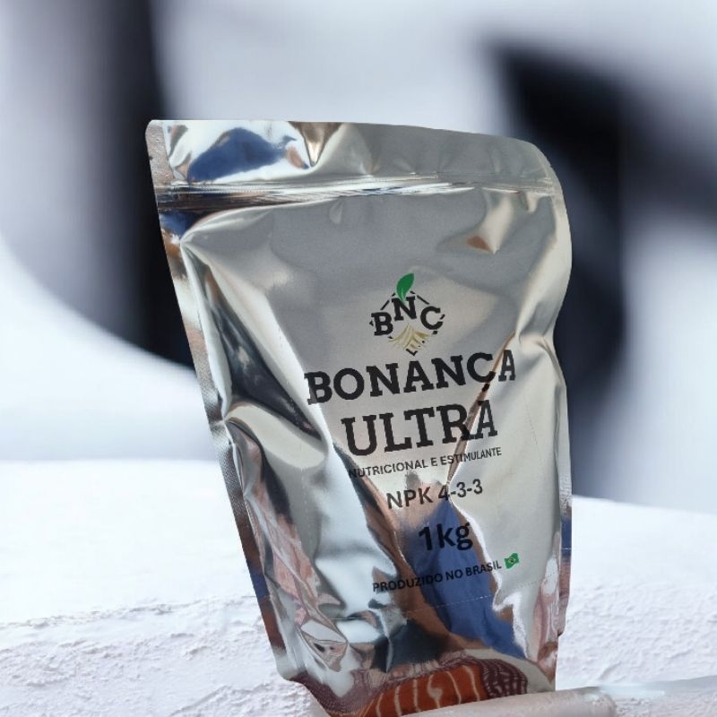 Fertilizante Orgânico Bonança Ultra 1kg - Bioestimulante Pellets (Leonardita, Aminoácidos e Extrato de Algas)