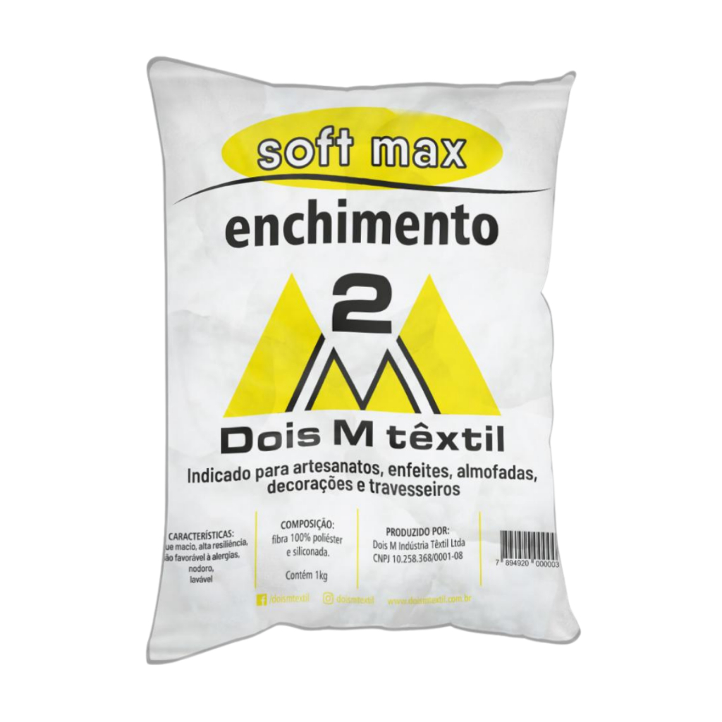 Fibra Enchimento Siliconada Macio ideal Almofadas Travesseiros Bonecas Resistente Softmax 1kgPremium em Oferta na Shopee