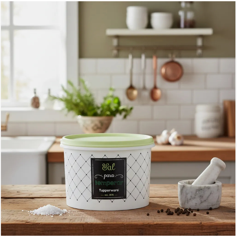 Tupper bistrô caixa para sal 1kg - Tupperware® sendchosen