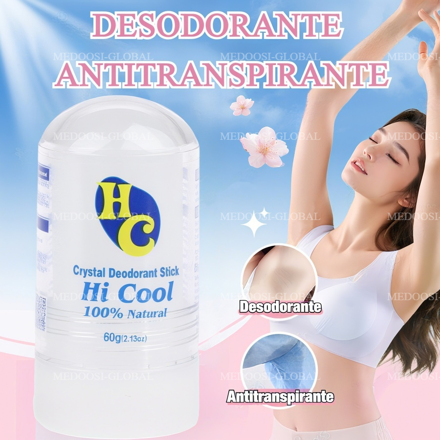 (60g/120g) Cristal/pedra/vara desodorante cristal natural para melhorar o odor corporal e antitranspirante