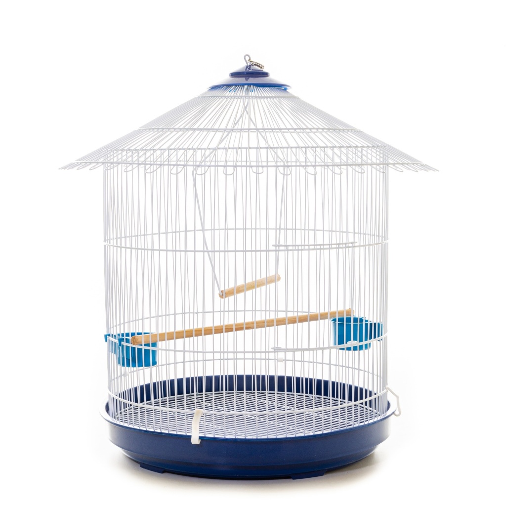 Gaiola Redonda Bandeja Plástica Colorida Malha Fina Pássaros Periquitos Australiano Canário do Reino em Oferta na Shopee