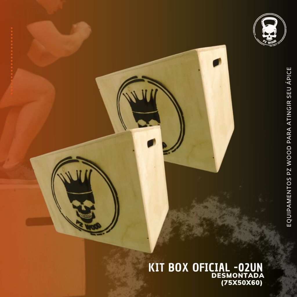 kIT 02 Box Jump Oficial /Jump Box/Caixa de Salto- Desmontada