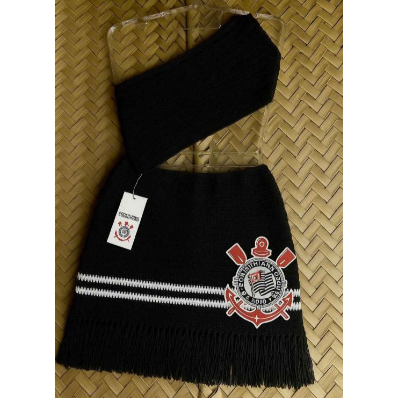 conjunto saia e top de crochê feito a mão de time Corinthians fazemos outros times