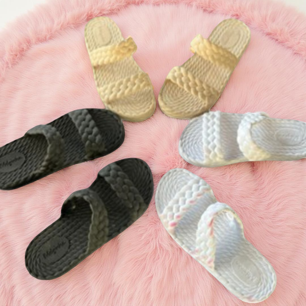Sandália Duas Tiras Feminina Estilo Tamanco Super Confortável Perfeito Para Qualquer Ocasião Fabrun