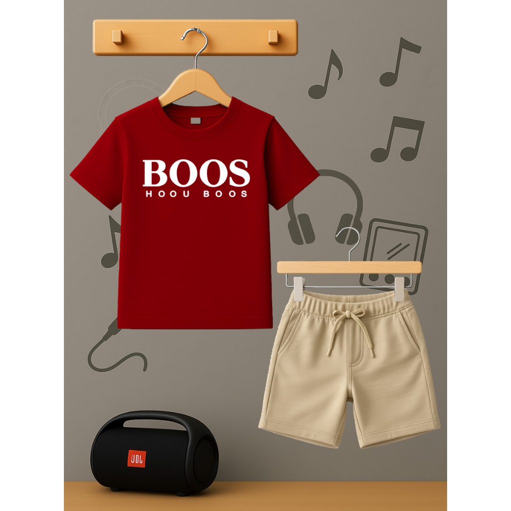 Conjunto Infantil Short Moletinho Camiseta Premium Casual Algodão em Oferta na Shopee