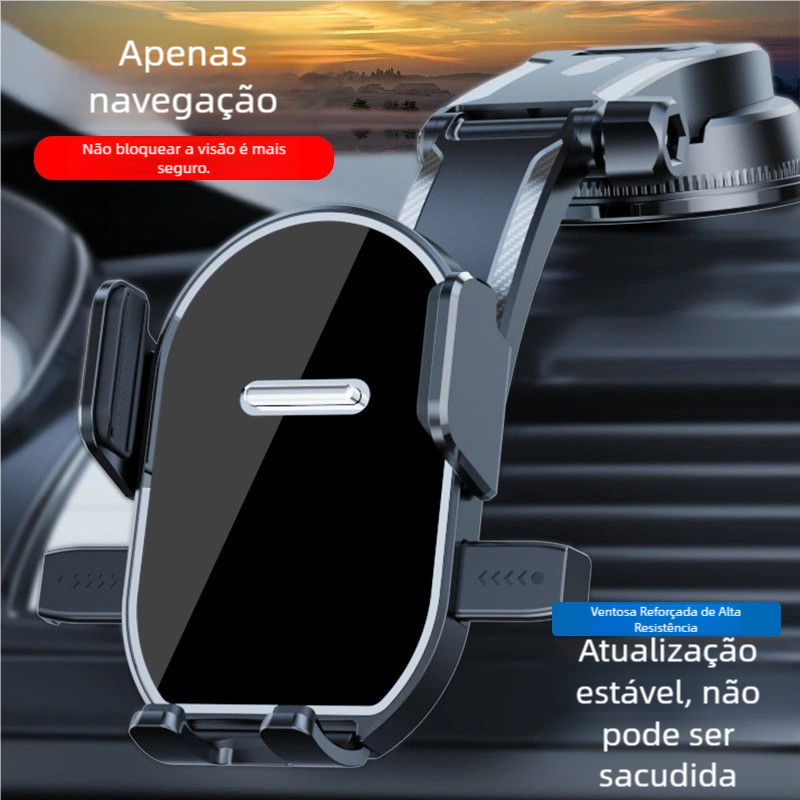 Suporte de Telefone para Carro - Braço Longo, Ventosa Forte, Rotação 360°, Antichoque em Oferta na Shopee