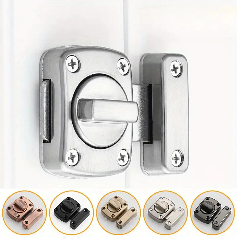 Fechadura Trava De Segurança liga de zinco Porta De Aço Inox Tranca Anti Roubo Fácil instalação em Oferta na Shopee