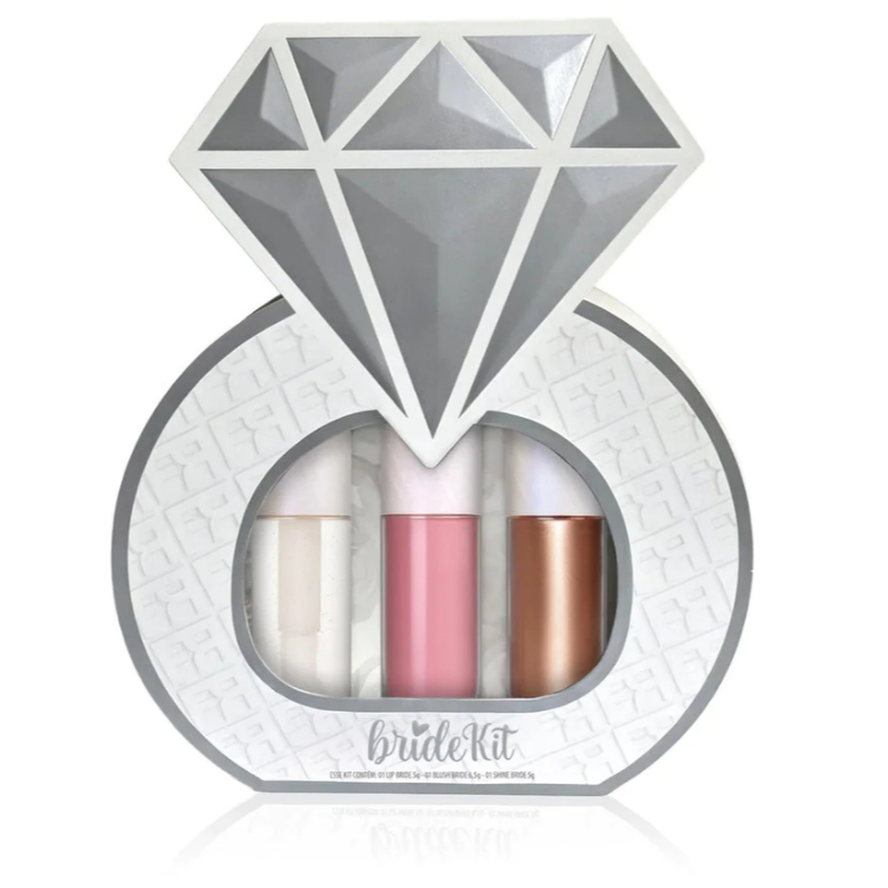 Kit Bride Franciny Gloss Iluminador E Blush Casamento Prata em Oferta na Shopee