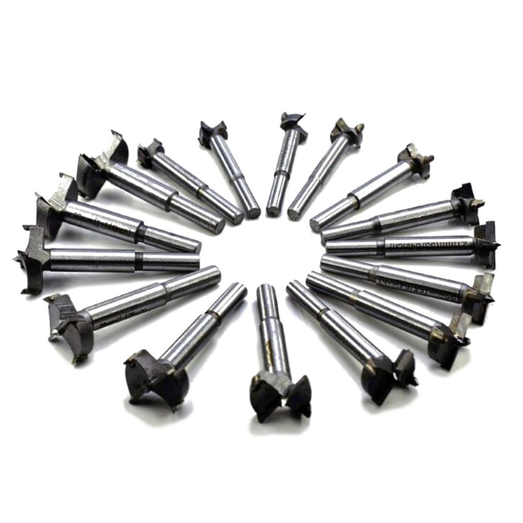 Jogo Kit 16 Brocas Fresas Forstner 15-35mm Madeira Dobradiça em Oferta na Shopee