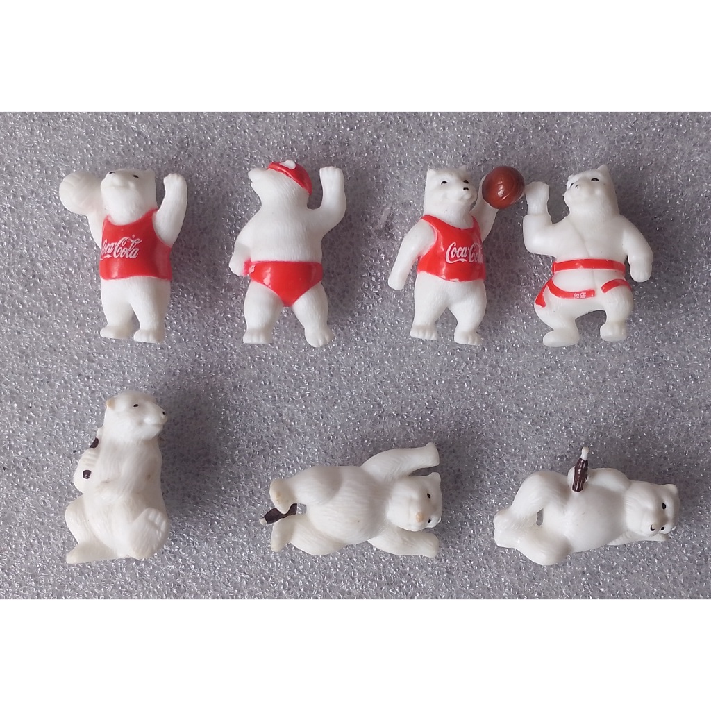 Antiga Miniatura Urso da Coca-Cola - Usada - VALOR UNITÁRIO