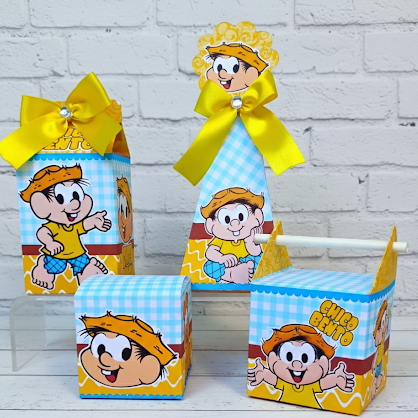 Kit Caixinhas Personalizadas Chico Bento Lembrançinha Decoraçao Mimo Festa em Oferta na Shopee