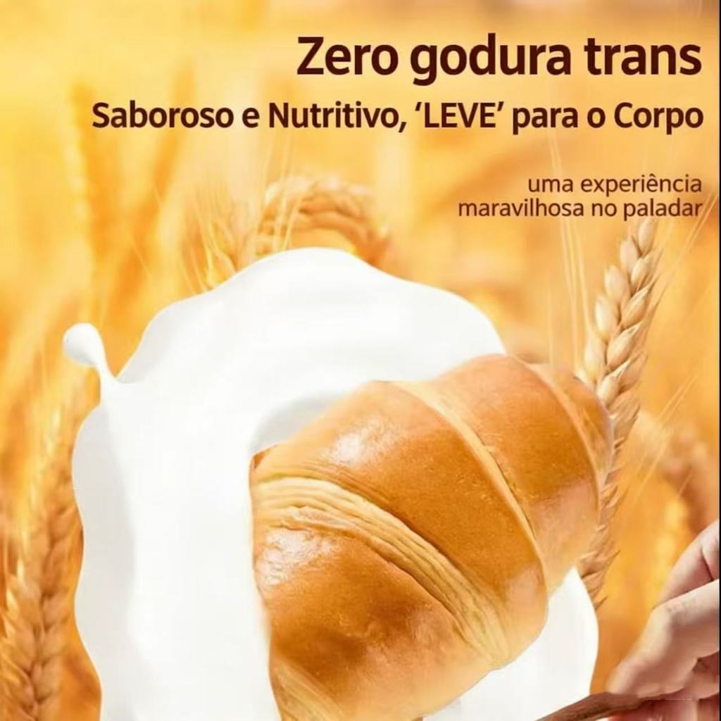 6 Unidades Pão Croissant De Leite Sem Recheio Café Da Manhã Pronto A Comer