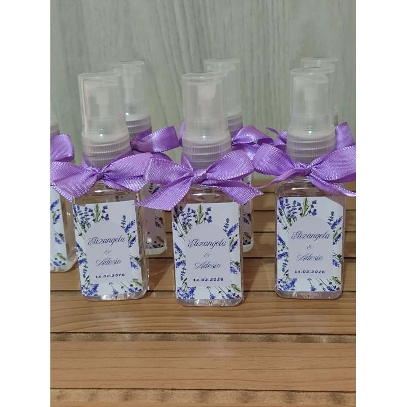 Lembrancinha kit home spray personalizado 40 ml para casamento, maternidade, chá de bebê, batizado, aniversário,...