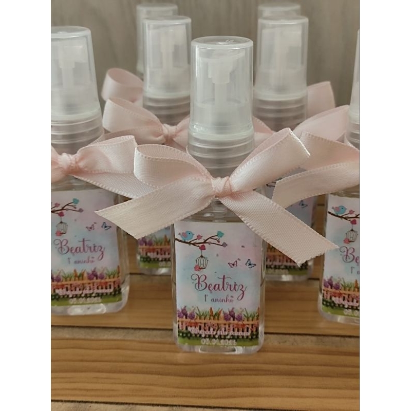 40 Lembrancinha home spray personalizado 40 ml para casamento, maternidade, chá de bebê, batizado, aniversário,...