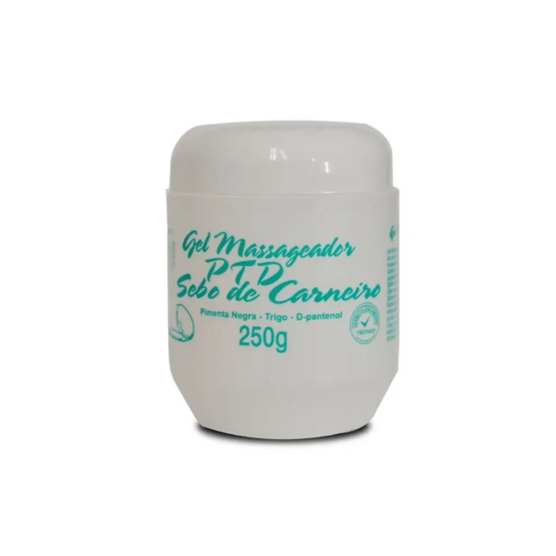 Gel Massageador PTD Sebo de Carneiro 250g  Apinil