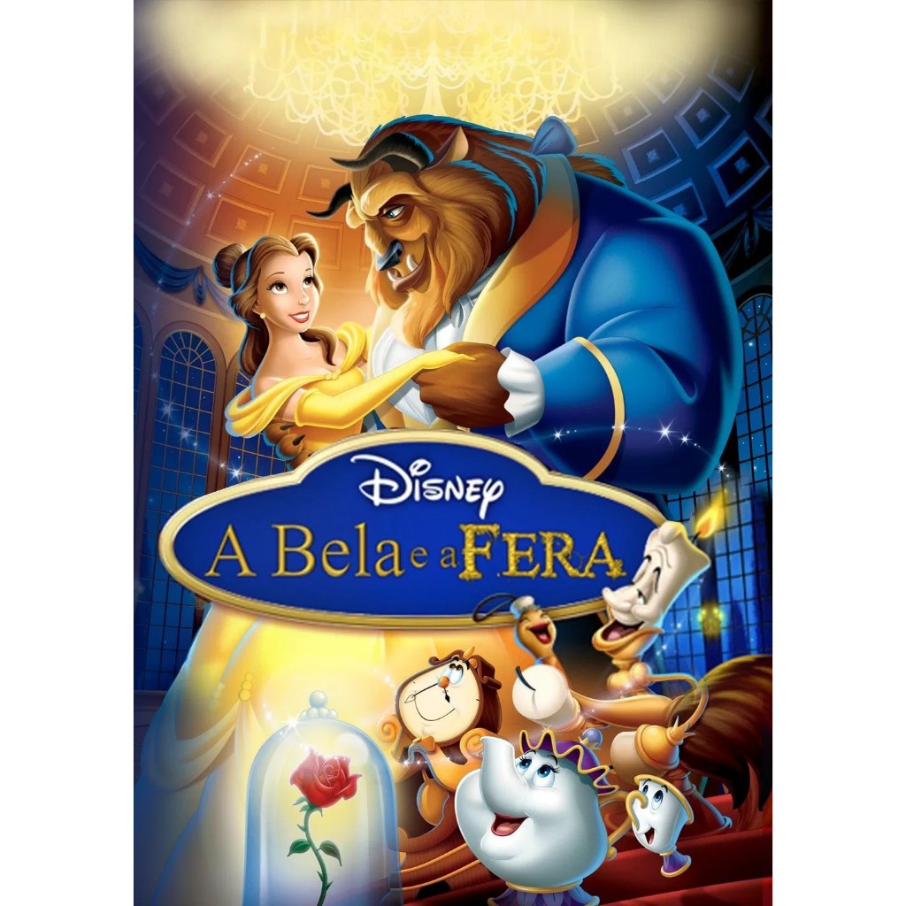 DVD A Bela e a Fera Versão Estendida - 1991 - (Dual-Audio) - 1080p HD Por 25.99