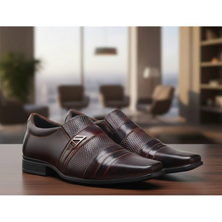Sapato Social Couro Legítimo Masculino Elegante Confortável