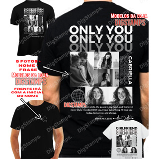 Camiseta Casal com Fotos Only You Girlfriend Namorados Trend Algodão em Oferta na Shopee