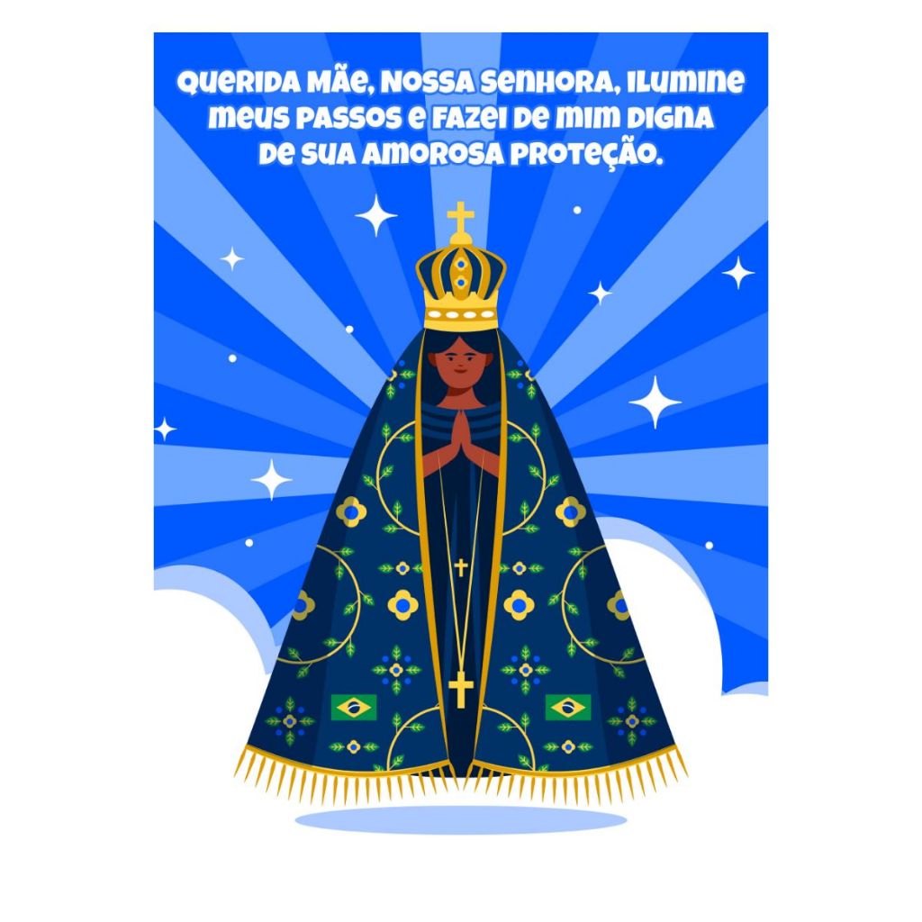 Quadros Placas Decorativos Nossa Senhora Frase Imagem 0104