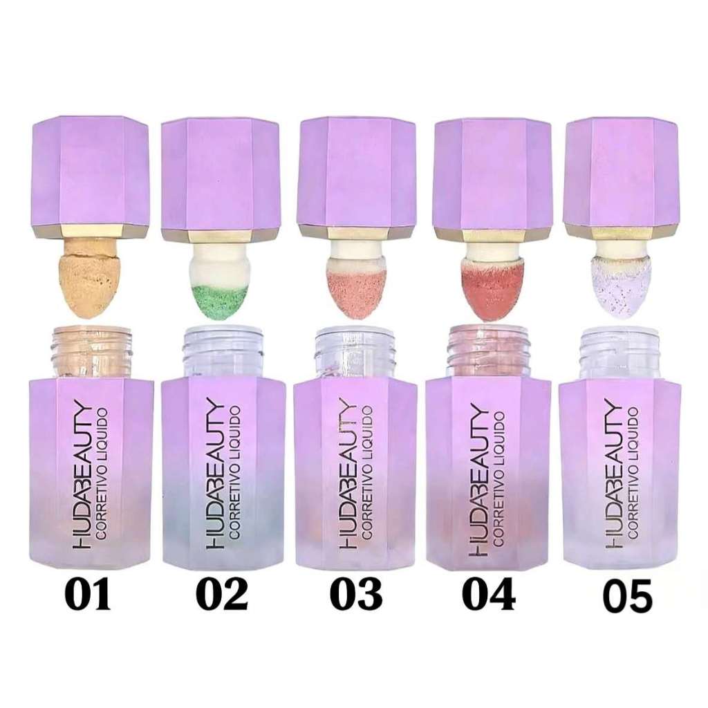 NOVO 2024 Corretivo Colorido Altamente Pigmentado HudaBeauty Cobre Todos Os Tipos De Manchas Favourite em Oferta na Shopee