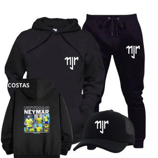 CONJUNTO KIT BLUSA +CALCA E BONE MOLETOM FRIO CASACO COPA DO MUNDO NEYMAR OERTA LANCAMENTO
