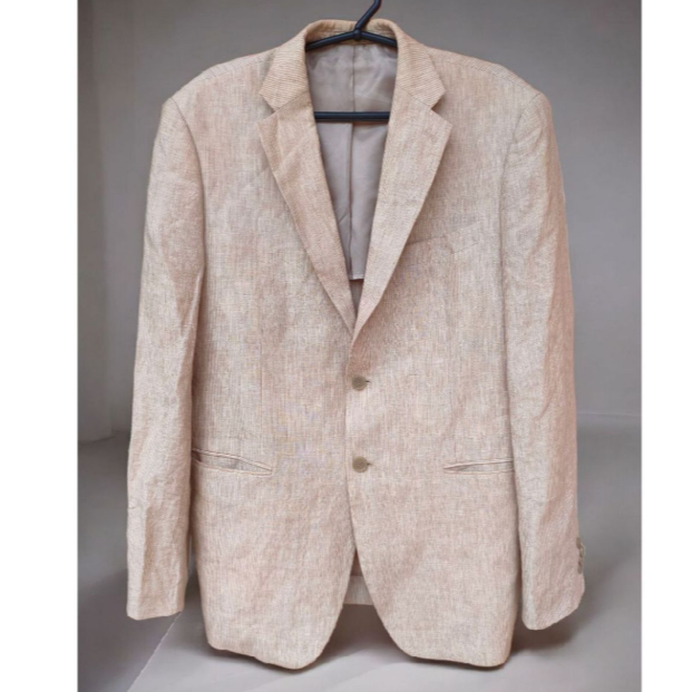 blazer alfaiataria 100% linho importado plus size masculino
